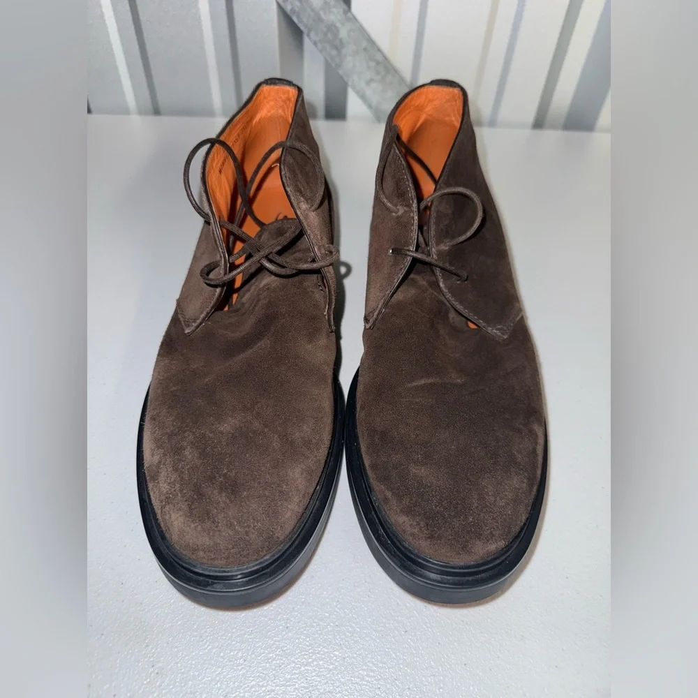 Santoni Suede desert Chukka boots size 9 1/2